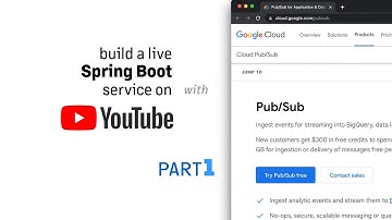 Google Cloud PubSubHubbub and notifications, part 1 #googleCloud #PubSub #Youtube #SpringBoot