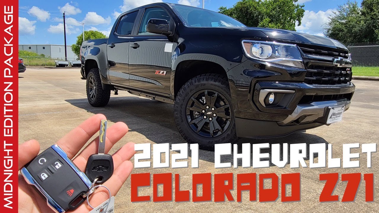 2021 Chevrolet Colorado Z71 Midnight Edition Full Review Youtube