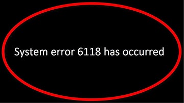 How To Fix System Error 6118 Has Occurred Command Prompt - CMD Error 6118 Fix - Windows 10/8/7/8.1