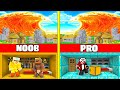 NOOB vs PRO: LAV TSUNAMİ vs EV YAPI KAPIŞMASI !! - Minecraft