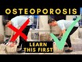 Never bend like this if you have osteoporosis