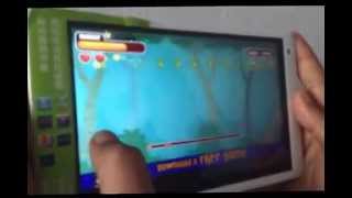 Playing Android Version of Hungry Bird on Tab screenshot 3