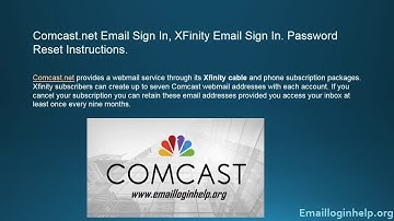 Comcast Net Email Sign In