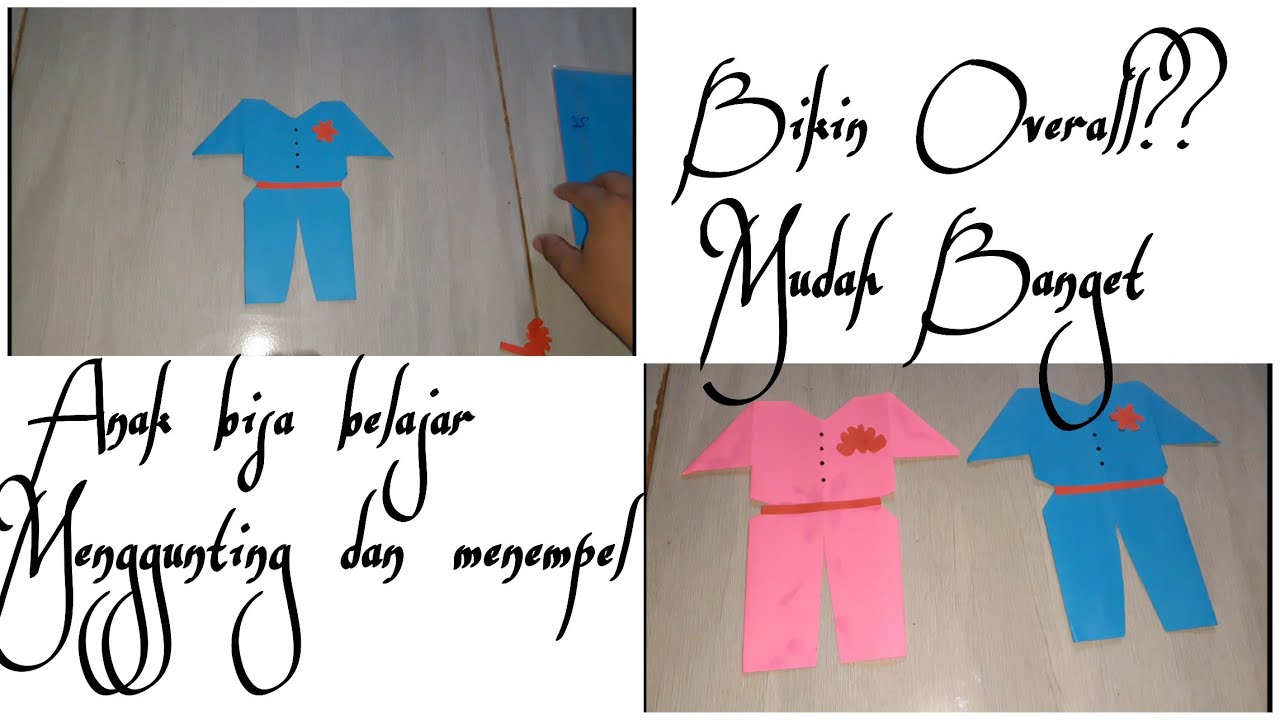 Cara membuat baju  dari kertas origami  YouTube