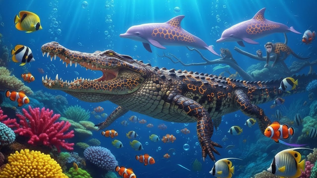 Ocean Wildlife 4K | ​Relaxing Walk in the Amazon 4K 🌿 | River Wildlife & Nature Sounds