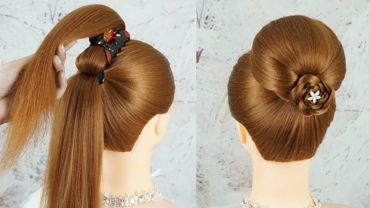 Very Easy Hairstyle Using Clutcher Easy Hairstyle For