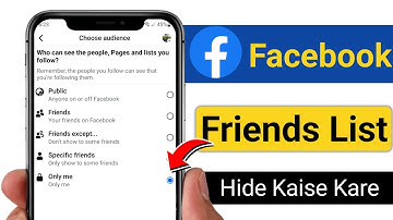 How to Hide Facebook Friends List 2025 | Facebook Friends List Private Kaise Kare
