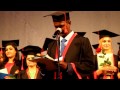Graduation Speech By Dr.Deepak Gupta in Uzhgorod National University...Bright Future Abroad Studies
