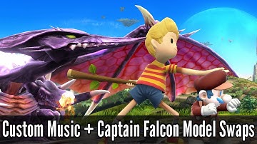 Custom Music + Captain Falcon Model Swaps - Super Smash Bros. Wii U Mod