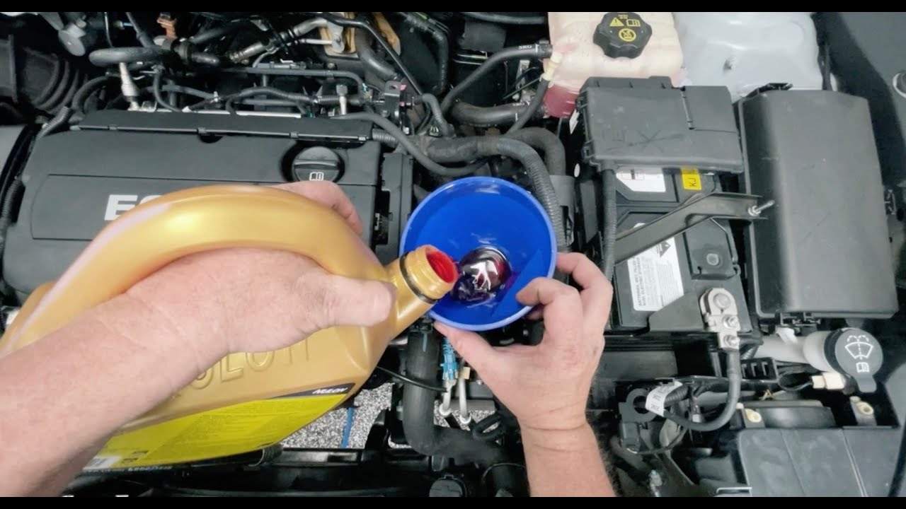 Cruze Transmission - Fluid top up and level check - YouTube