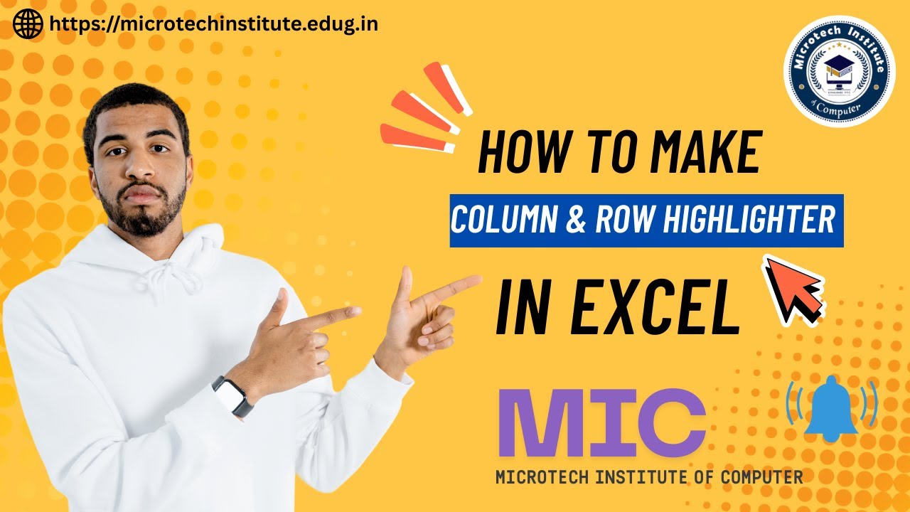 HOW TO MAKE COLUMN & ROW HIGHLIGHTER IN EXCEL #ballia #belthararoad ...