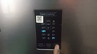 Samsung refrigerator RT34T4522S8 model demo