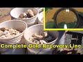 Complete gold recovery processing line for gold ore