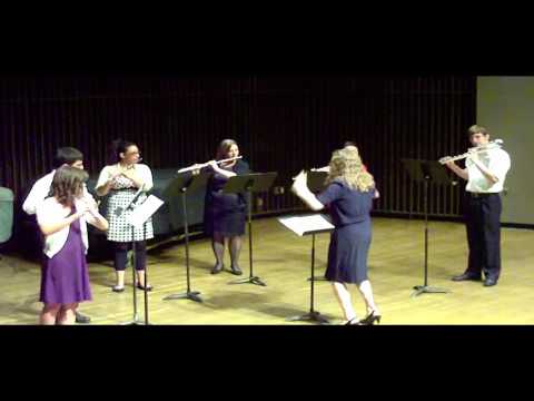 Mozart's Serenade performed by the St. Cloud State University Flute Choir