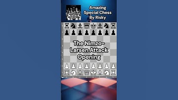 #209 The Nimzo Larsen Attack Opening #chess #chessgame #opening #tactic #catur #short #shorts