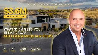 This $3.6M Las Vegas Home Has a BUILT-IN Guest House — Full Tour | Lone Mountain
