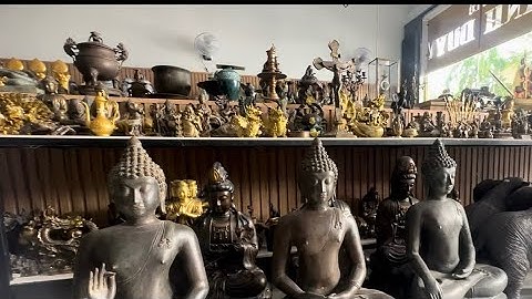 ☎️ Clip ngày 13-03-24 gạt tàn đồng con cóc tượng quan công cưỡi ngựa thần tài thổ địa rùa hoá rồng