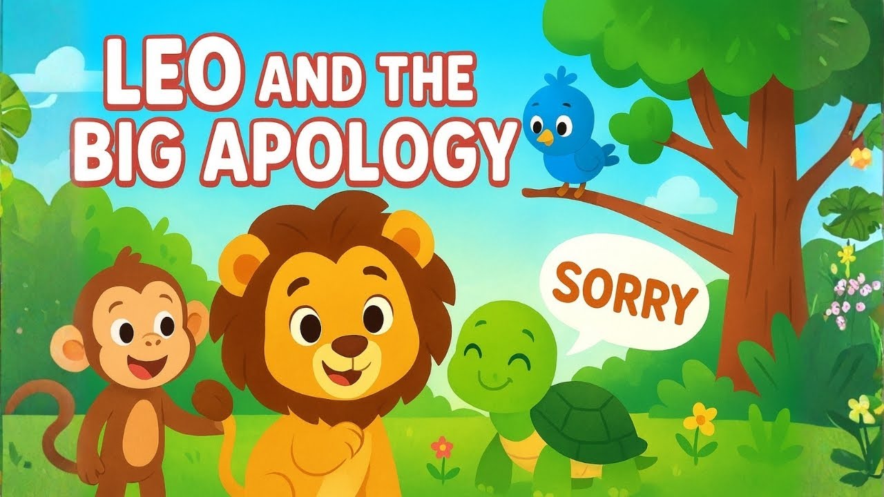 Leo and the Big Apology | Kids Story About Saying Sorry | Moral Story for Children