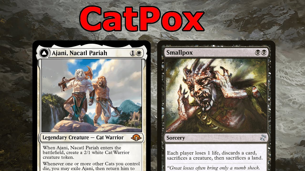 BEHOLD CATPOX!  Legacy Orzhov Cat Smallpox MTG