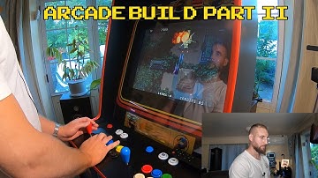 D.I.Y Arcade Build Part II | Frontend | Atractmode | Gaming | Test run