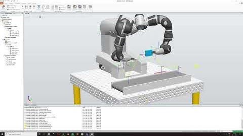 ABB RobotStudio - Basic control of the YuMi collaborative robot (SyncMove, Conveyor control, etc.)