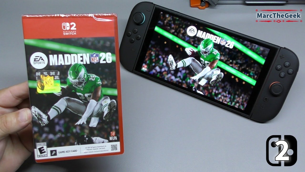 Madden NFL 26 Unboxing & Gameplay on Nintendo Switch 2 - YouTube