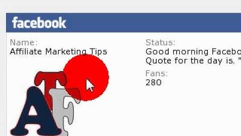 How to create a facebook badge.