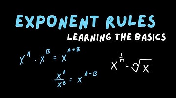 Exponent Rules - The Basics [Part 1]