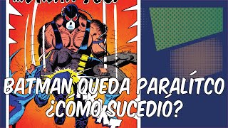 BANE ROMPE LA ESPALDA DE BATMAN - ¿Cómo sucedió en el cómic? - YouTube