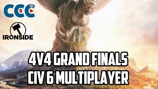 [EN] 4v4 GRAND FINALS | CCC8 DAY 3 | CIV 6 MULTIPLAYER | Co-Cast with OnSpotTV