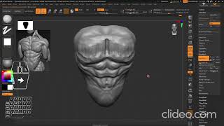 ZBRUSH - Speed sculpting male torso