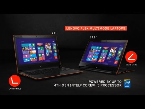 Lenovo Flex multimode laptops tour (14" & 15.6")