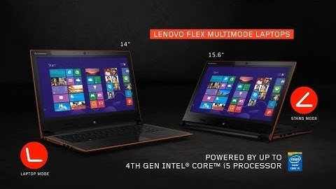 Lenovo Flex multimode laptops tour (14" & 15.6")