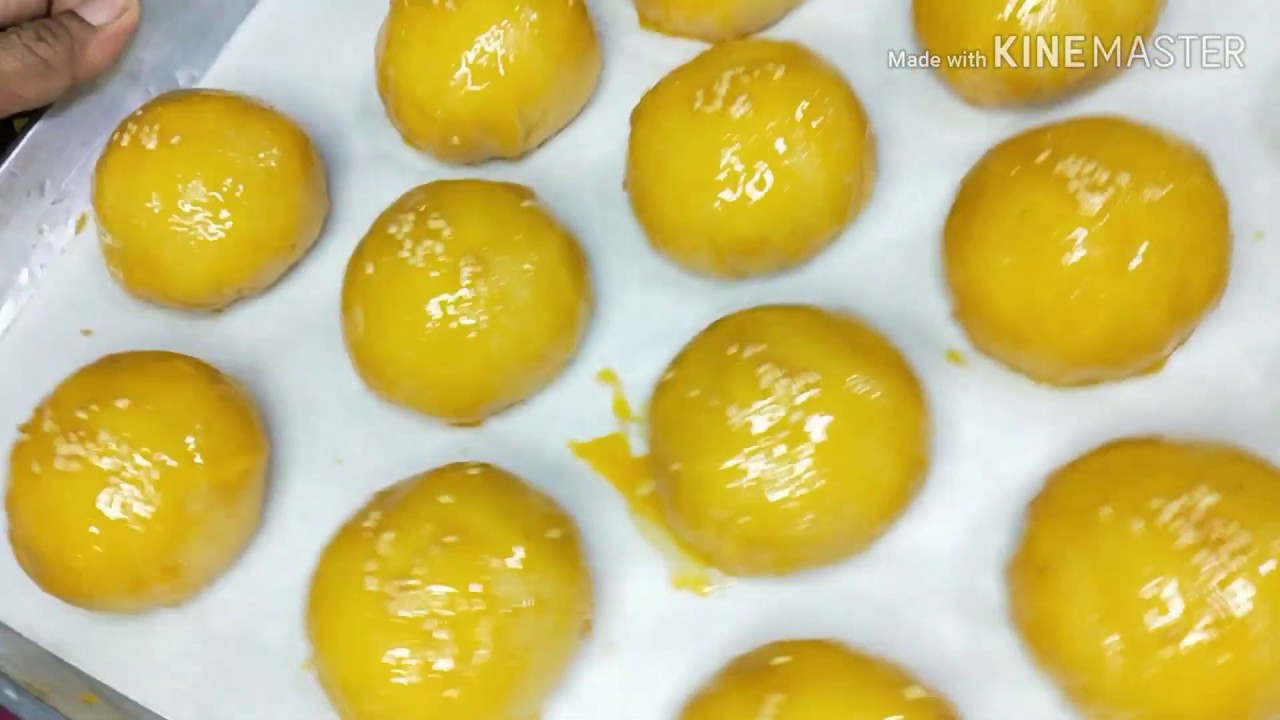 เปี๊ยะอัลมอนด์ไข่เค็มคีโต/ Keto Salted Egg Moon cake