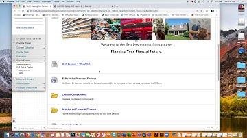 BUSI 1307 Submitting Your Projects on Blackboard