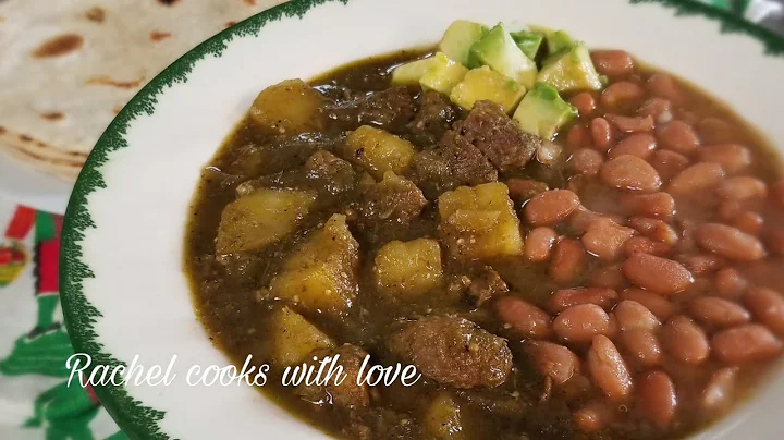 Il miglior chili verde di maiale con patate | Carne de Puerco con Papas en Salsa Verde ❤