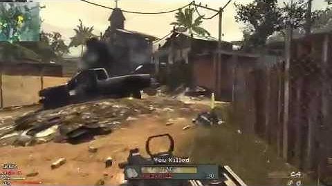 MW3 Multiplayer Gameplay- UMP Kill Confirmed on Village