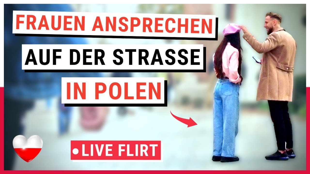 Frauen ansprechen auf der Strasse in Krakau (Polen) Flirtcoach Live Flirt Anleitung YouTube