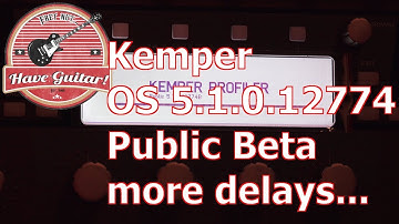 Kemper OS upgrade: 5.1.0 beta