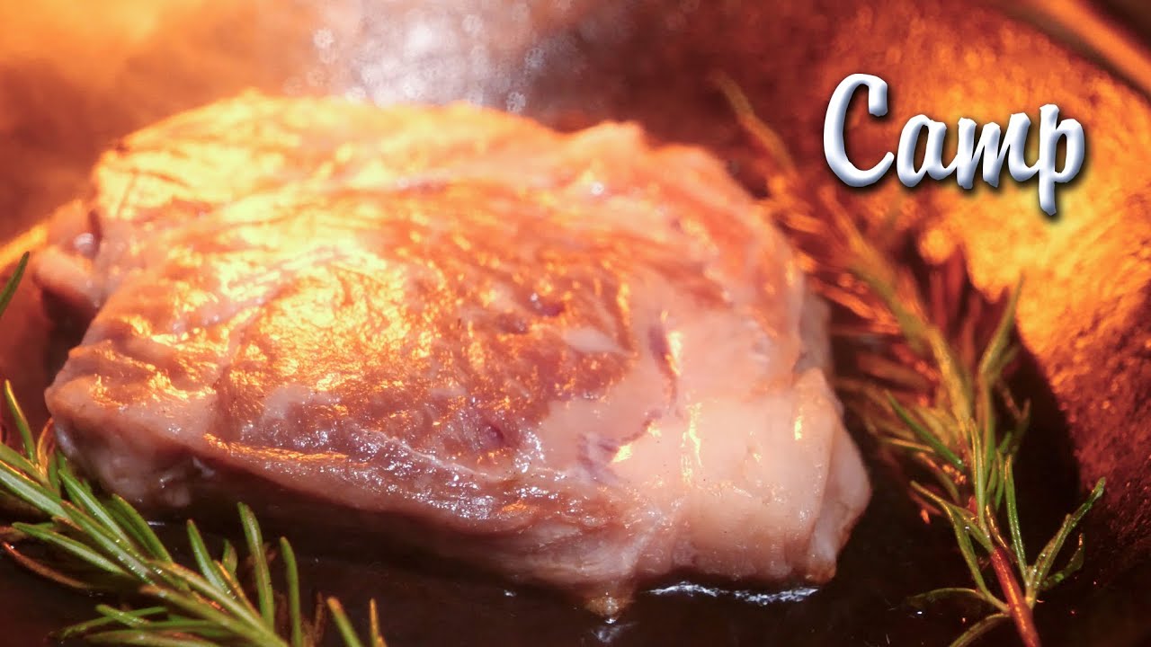 せんば牛ステーキとテキーラを飲むキャンプ