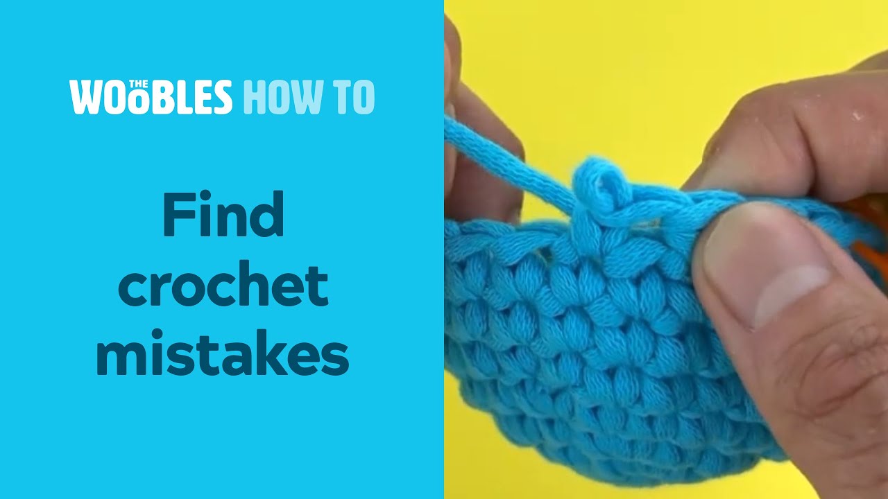 How to find and fix a crochet mistake YouTube
