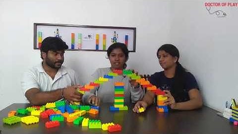 "Build a Bridge" using six LEGO Bricks
