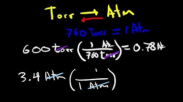✍ TORR A ATM ¿COMO CONVERTIR DE ATM A TORR? ✍