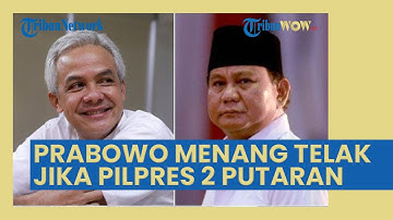 Prabowo Diprediksi Menang Telak atas Ganjar Prabowo Jika Pilpres 2024 Berlangsung 2 Putaran