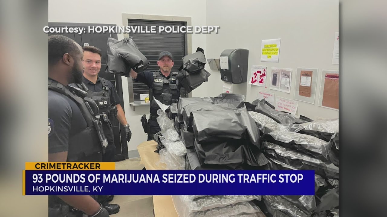 Nearly 100 pounds of marijuana seized during Kentucky traffic stop ...