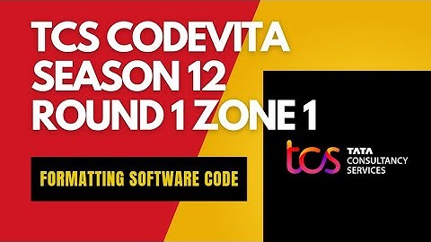 Formatting Software Code Solutions | TCS CodeVita Round 1 Zone 1 | #tcs #tcscodevita
