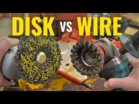 Which One is Better? A Wire Wheel Or A Rust Stripper Disk?