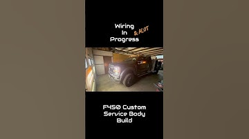 25’ F450 Custom Service Body Build #customfabrication #fabrication #welding #wiring