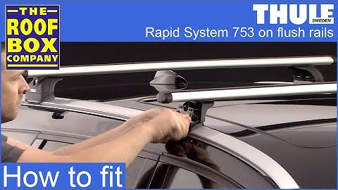 Thule Rapid System 753 on flush roof rails
