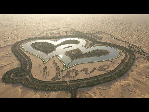 An oasis among the dunes: Dubai's desert lakes